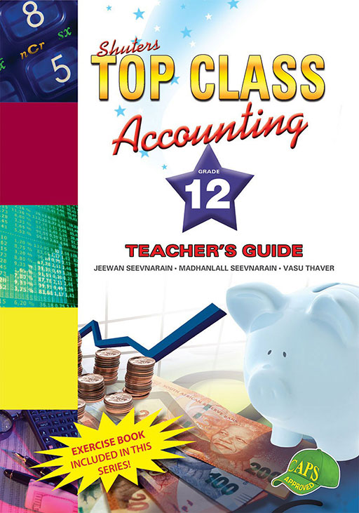 Shuters Top Class Accounting Grade 12 Teacher's Guide Cover