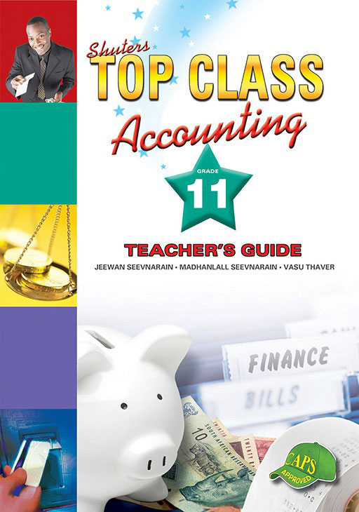 Shuters Top Class Accounting Grade 11 Teacher's Guide Cover