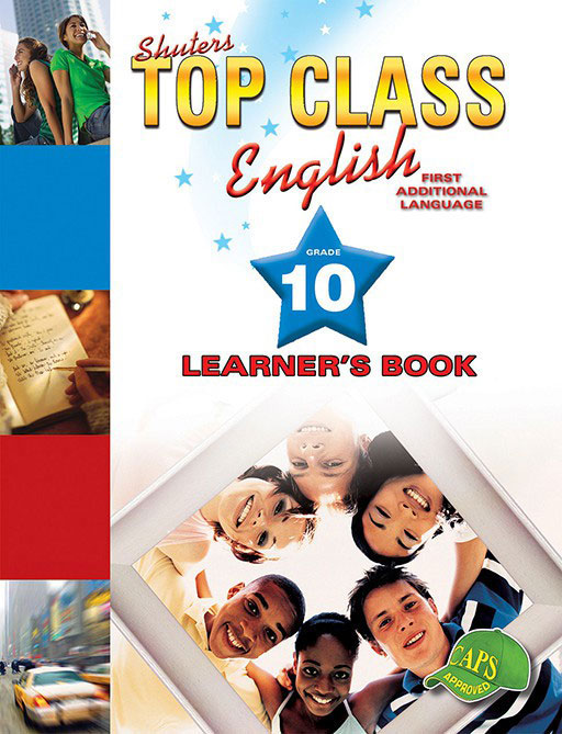 Shuters Top Class English FAL Grade 10 Learner's Book Cover