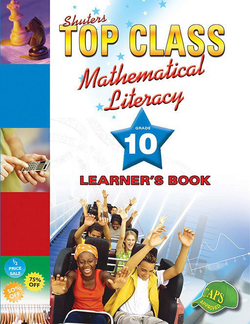 Shuters Top Class Mathematical Literacy Grade 10 Learner's Book Cover