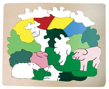 Farm Animals Puzzle Cover