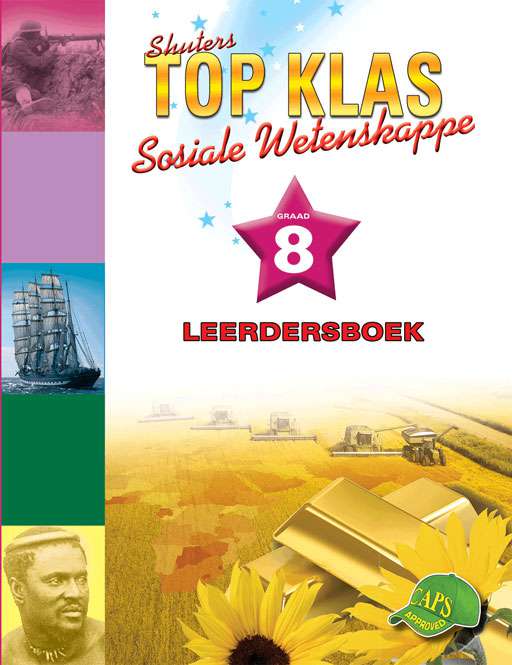 Shuters Top Klas Sosiale Wetenskappe Graad 8 Leerdersboek Cover