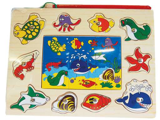 Sea Animals Magnetic Puzzle Cover