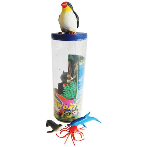 Plastic Animal Tube Sets Sea Life Tube Cover