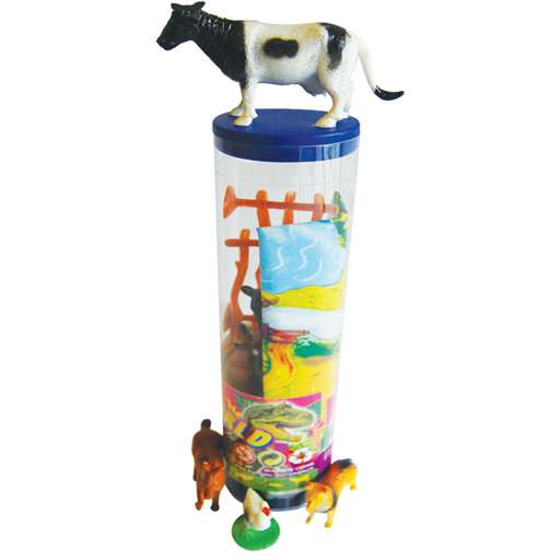 Plastic Animal Tube Sets The Farm Tube Cover