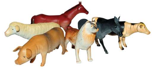 Plastic Farm Animals - Large Cover