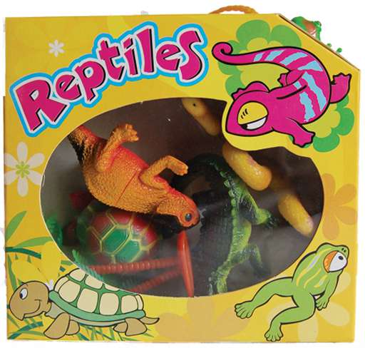 Plastic Animal Boxed Sets Reptiles Cover