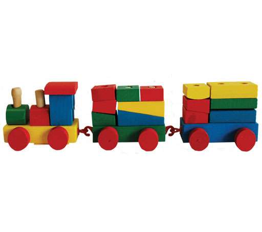Wooden Stacking Train Set Cover