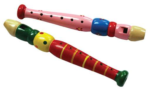 Painted Wooden Recorder/Flute Cover