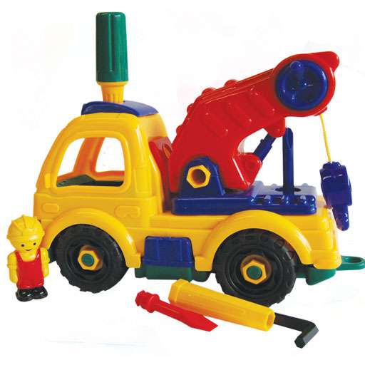 Construction Tow Truck Outside Play Set Cover