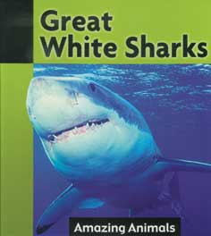 AMAZING ANIMALS: GREAT WHITE SHARKS Cover