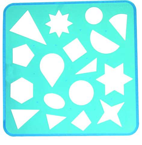 STENCILS: GEOMETRIC SHAPES Cover