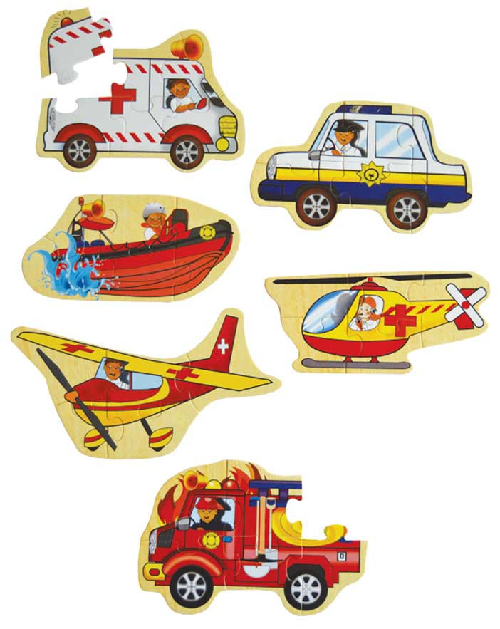 BIG RESCUE (6-IN-1) PUZZLE 5-6 PIECES Cover