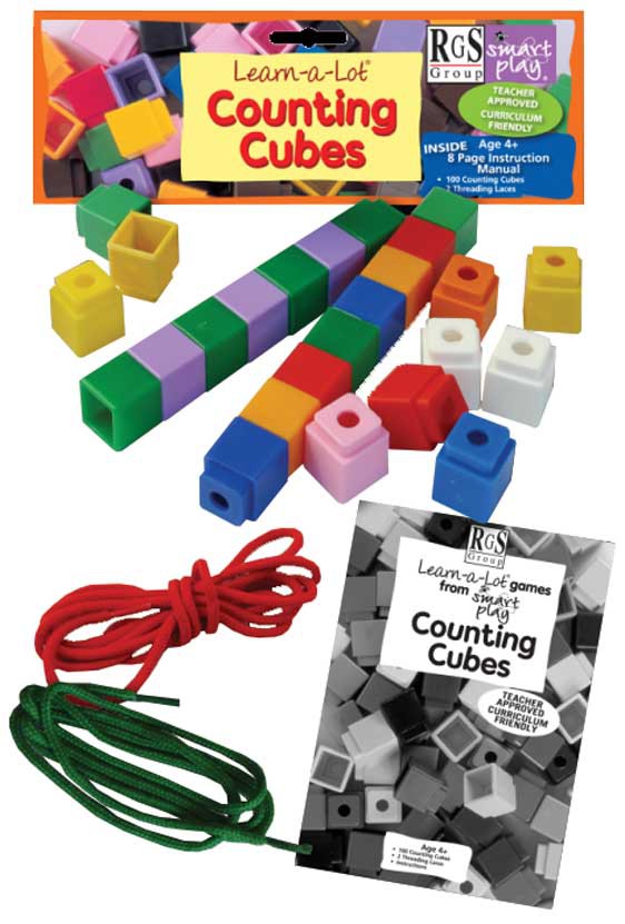 COUNTING CUBES WITH LACES AND PATTERN BOOK Cover