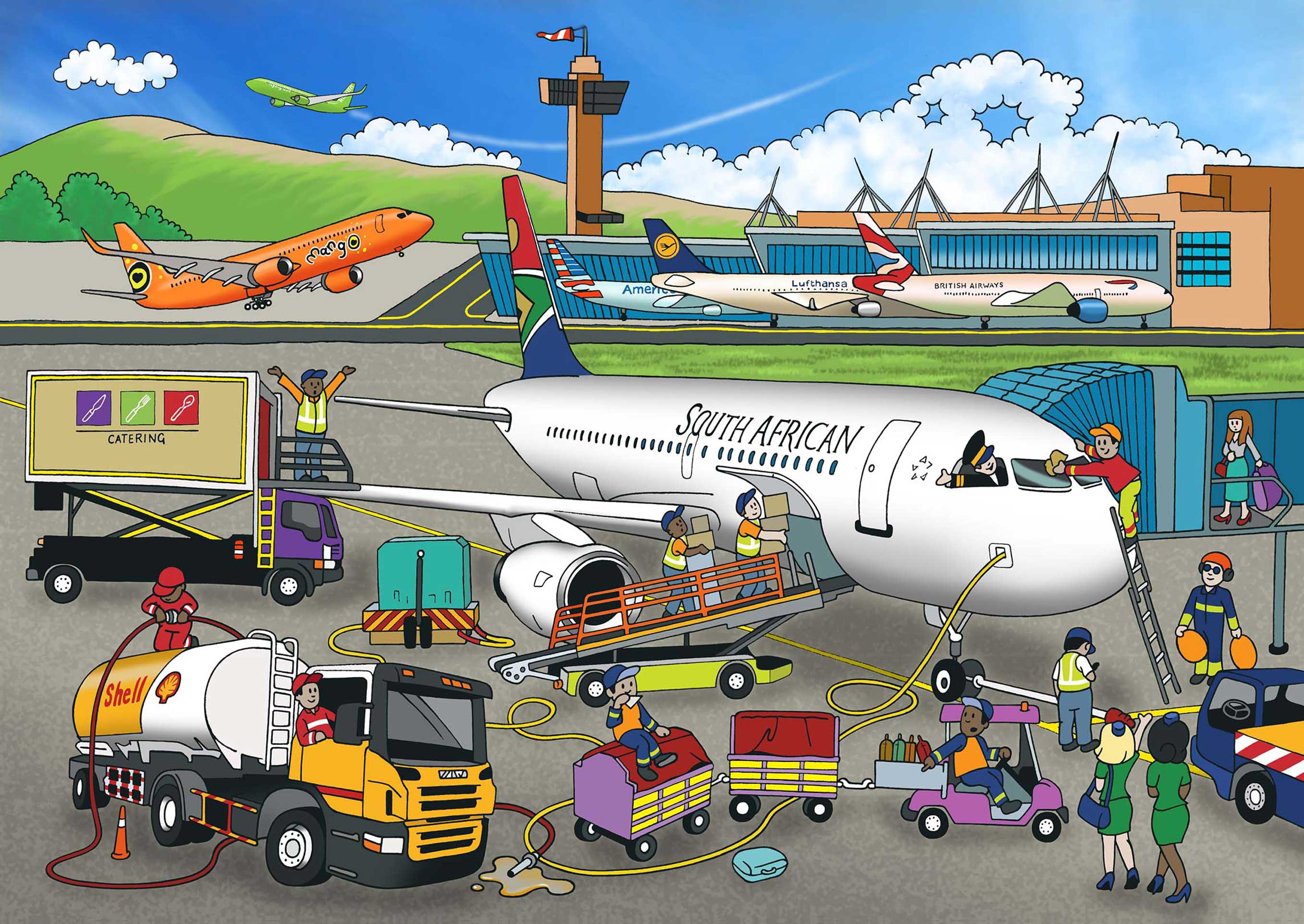 AIRPORT 24 PIECE PUZZLE Cover