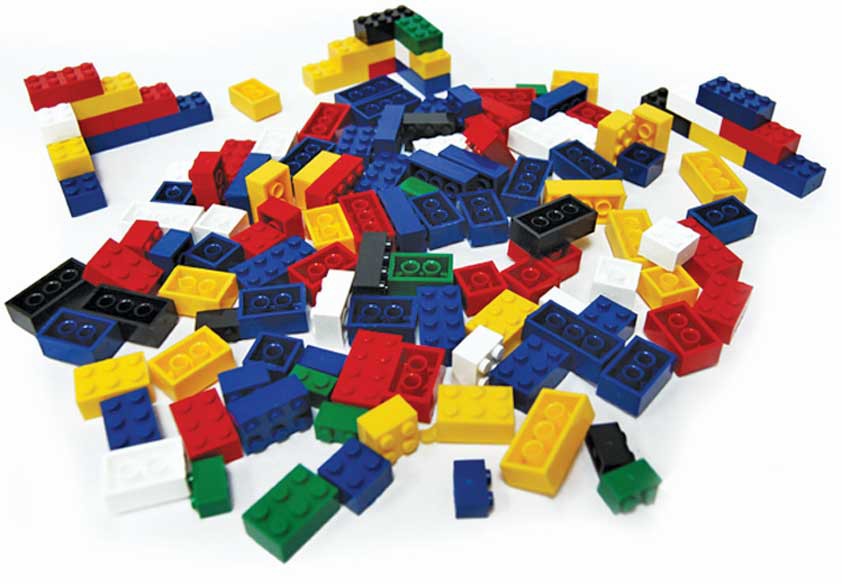 BASIC BUILDING BLOCKS: PLASTIC 1KG 520 PIECES Cover