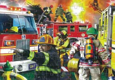FIRE PUZZLE - 100 PIECES Cover