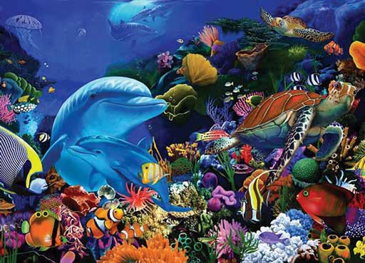 LEGENDS OF THE SEA 150 PIECE THICK CARDBOARD PUZZLE Cover