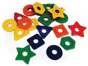 GEOMETRIC SHAPES 1 KG (APPROX 320 SHAPES) Cover