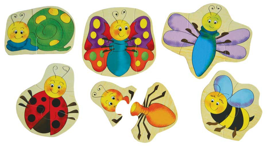 LITTLE BUGS (6-IN-1) PUZZLE 2-3 PIECES Cover