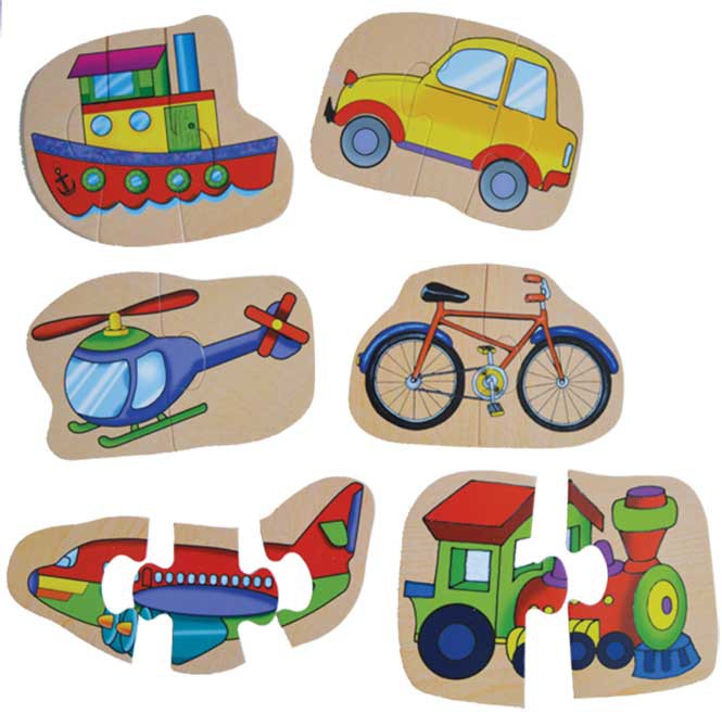 LITTLE MOVERS (6-IN-1) PUZZLE 2-3 PIECES Cover