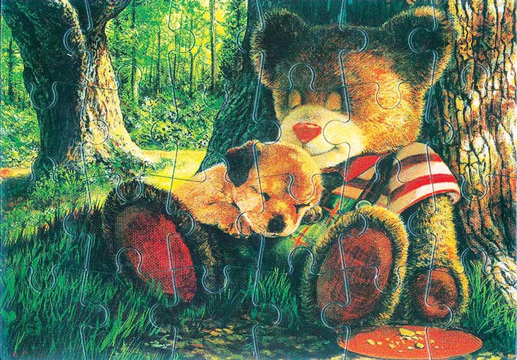 NEW BUDDIES 24 PIECE PUZZLE - THICK C/BOARD Cover