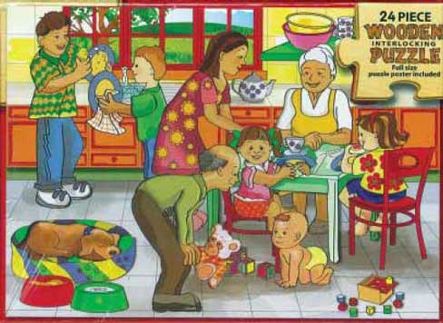 MY FAMILY PUZZLE 24 PIECE Cover