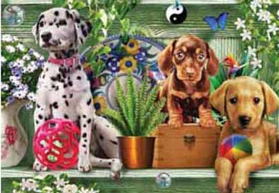 ON GUARD 18 PIECE THICK CARDBOARD PUZZLE Cover