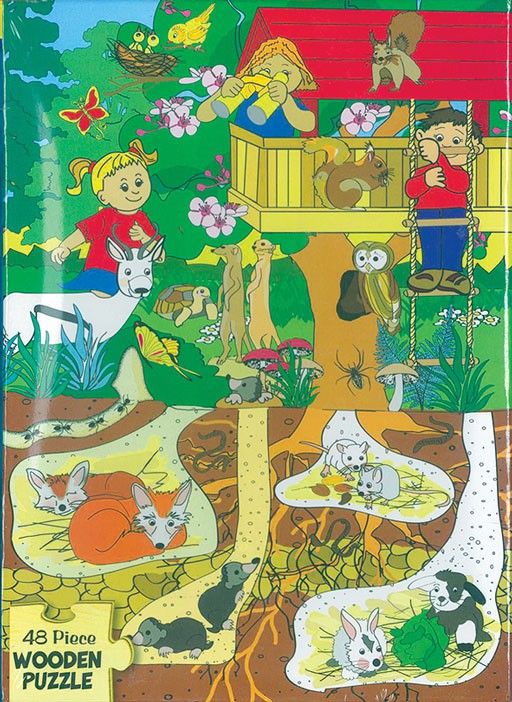 THE FOREST 48 PIECE PUZZLE Cover