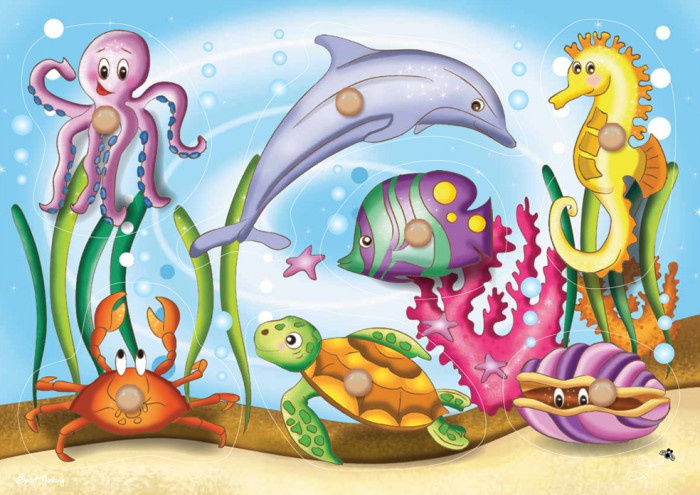 UNDERWATER PEG PUZZLE Cover