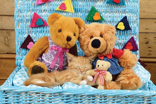 BEARS AT THE BEACH PUZZLE 18 PIECE Cover