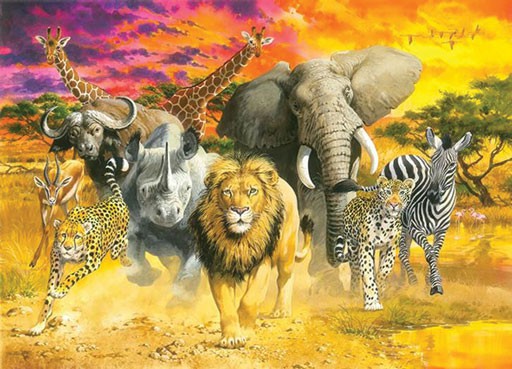 AFRICAN FINEST 150 PIECE THICK CARDBOARD PUZZLE Cover