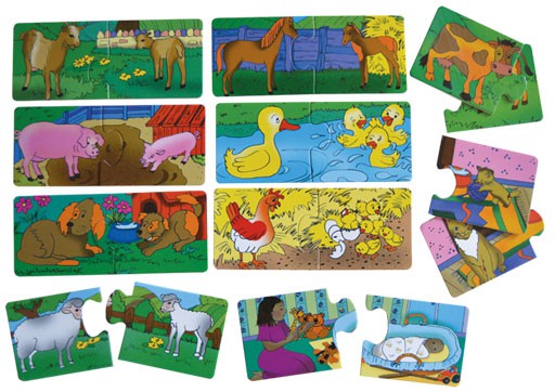 WHO IS MY MOTHER - 10 X 2 PIECE WOODEN PUZZLE Cover