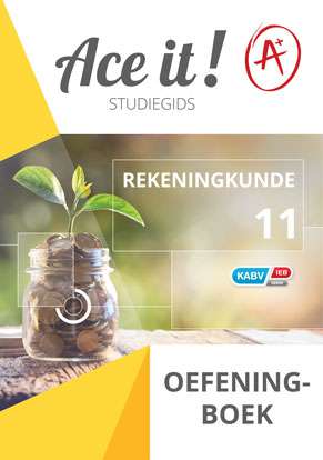 Ace it! Rekeningkunde Oefeningboek Graad 11 Cover