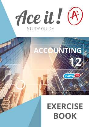 Ace it! Accounting Exercise Book Grade 12 Cover
