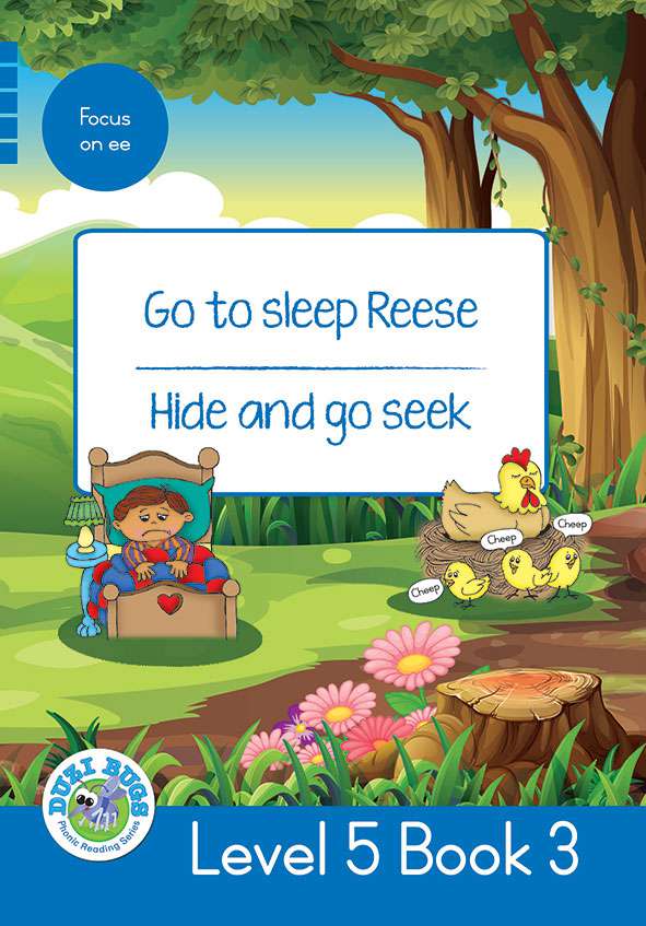 DUZI BUGS: BLUE LEVEL 5: BOOK 3: GO TO SLEEP REESE | HIDE AND GO SEEK Cover