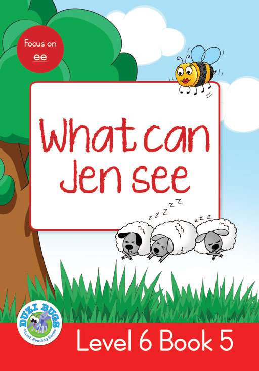DUZI BUGS: RED LEVEL 6: BOOK 5: WHAT CAN JEN SEE? Cover