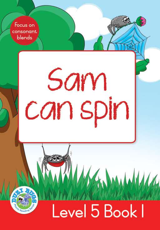 DUZI BUGS: RED LEVEL 5: BOOK 1: SAM CAN SPIN Cover
