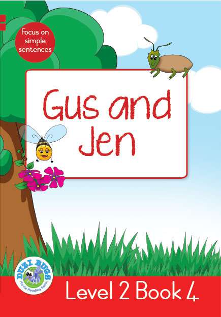DUZI BUGS: RED LEVEL 2: BOOK 4: GUS AND JEN Cover