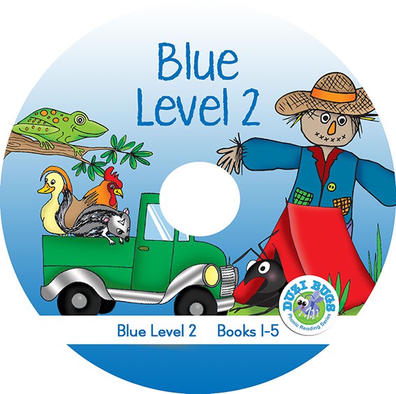 DUZI BUGS BLUE LEVEL 2 BOOKS 1 - 5 (CD) Cover