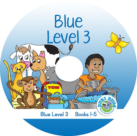 DUZI BUGS BLUE LEVEL 3 BOOKS 1 - 5 (CD) Cover