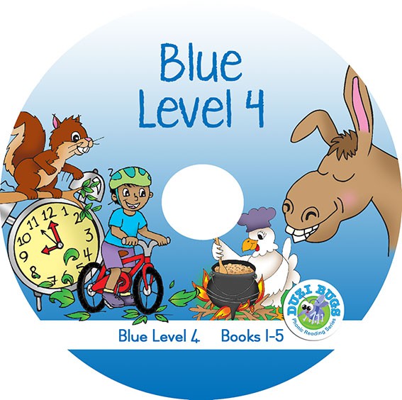 DUZI BUGS BLUE LEVEL 4 BOOKS 1 - 5 (CD) Cover