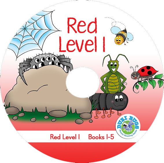 DUZI BUGS RED LEVEL 1 BOOKS 1 - 5 (CD) Cover
