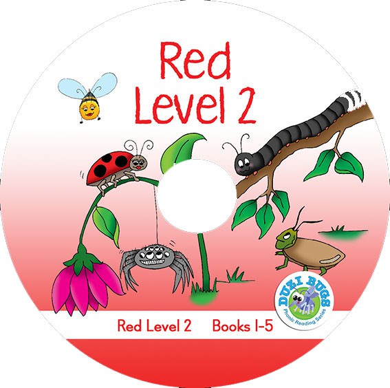 DUZI BUGS RED LEVEL 2 BOOKS 1 - 5 (CD) Cover