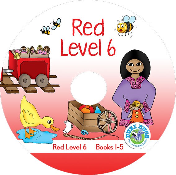DUZI BUGS RED LEVEL 6 BOOKS 1 - 5 (CD) Cover