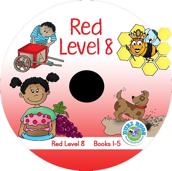 DUZI BUGS RED LEVEL 8 BOOKS 1 - 5 (CD) Cover