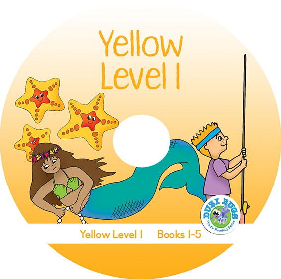 DUZI BUGS YELLOW LEVEL 1 BOOKS 1 - 5 (CD) Cover