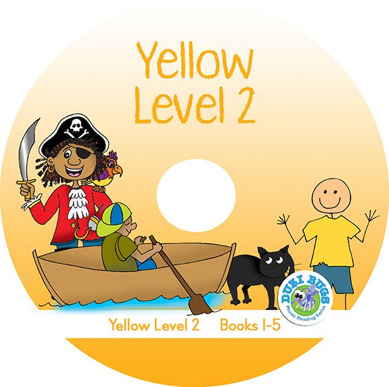 DUZI BUGS YELLOW LEVEL 2 BOOKS 1 - 5 (CD) Cover