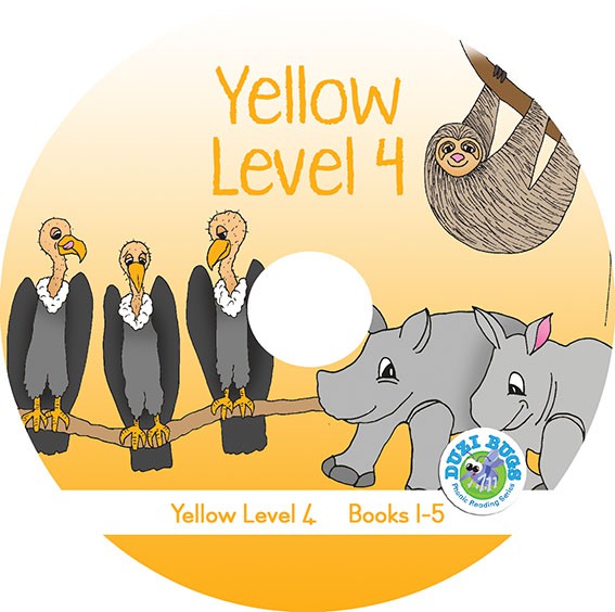 DUZI BUGS YELLOW LEVEL 4 BOOKS 1 - 5 (CD) Cover