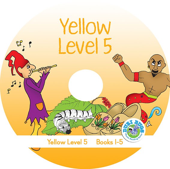 DUZI BUGS YELLOW LEVEL 5 BOOKS 1 - 5 (CD) Cover